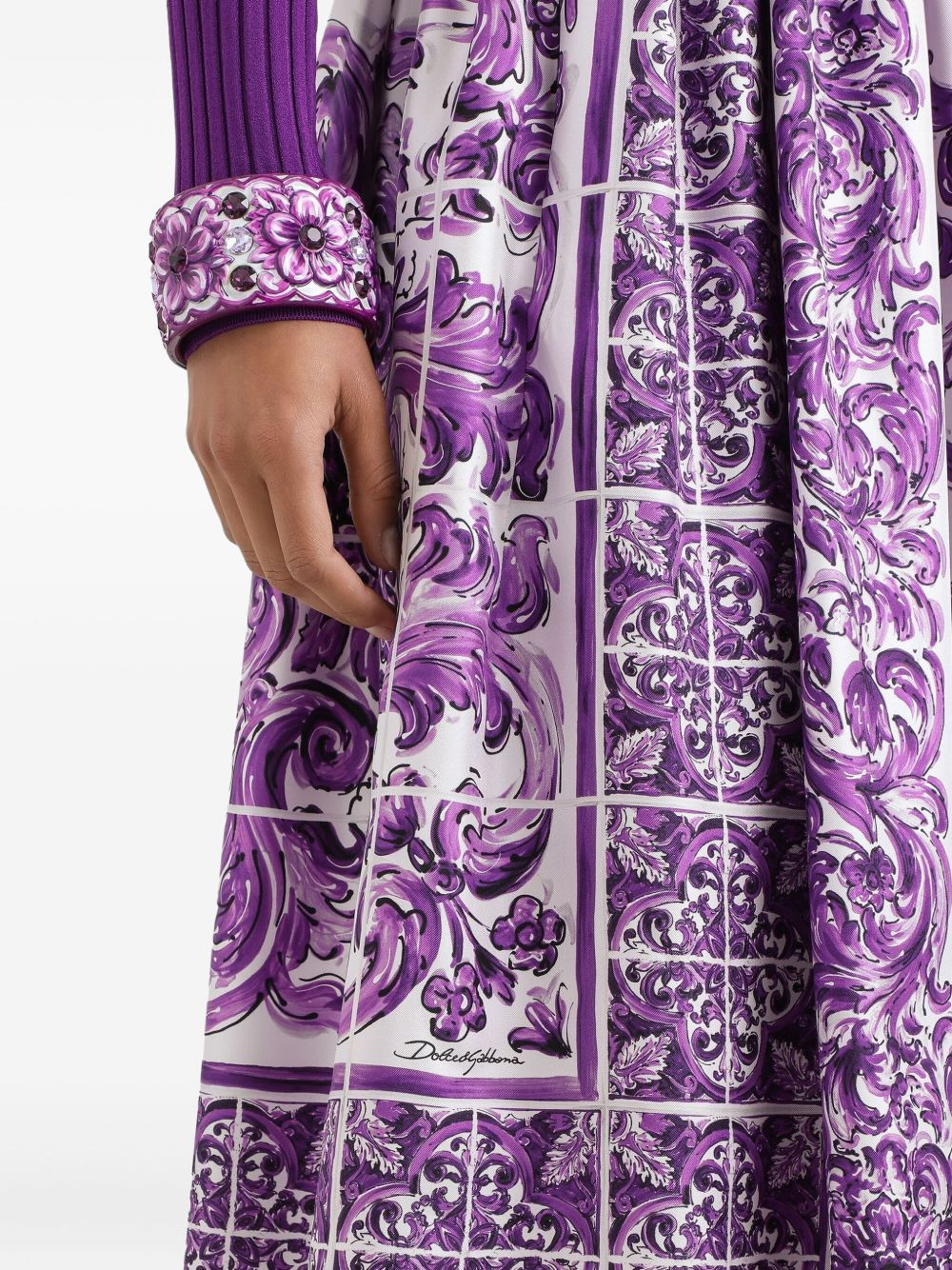 Dolce & Gabbana majolica print Skirt - 4