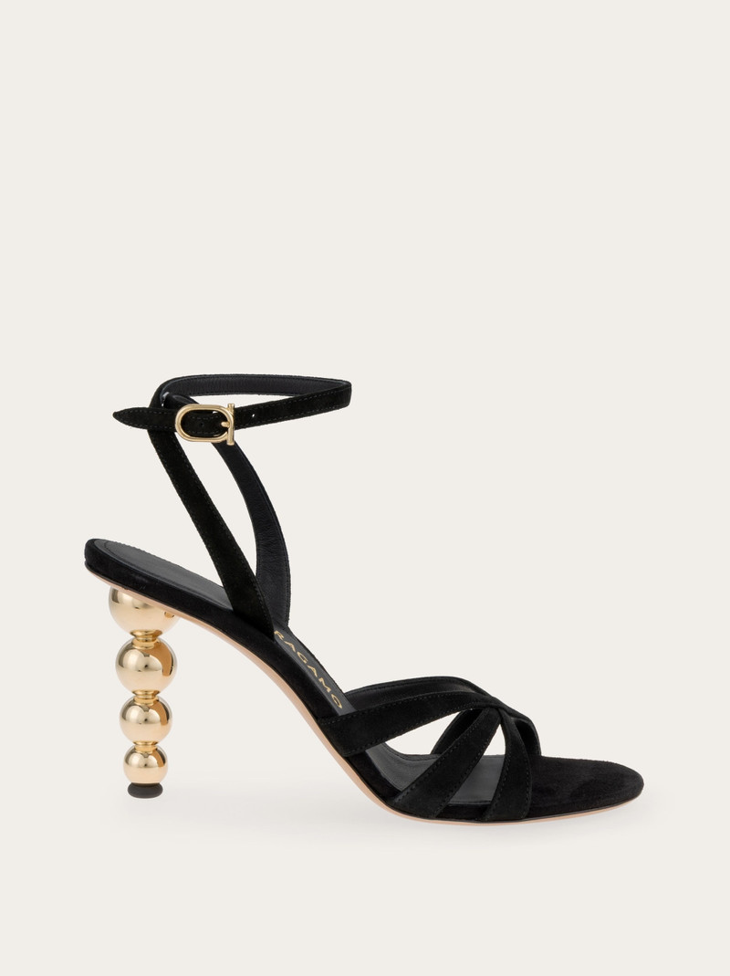 Bauble heel sandal 1