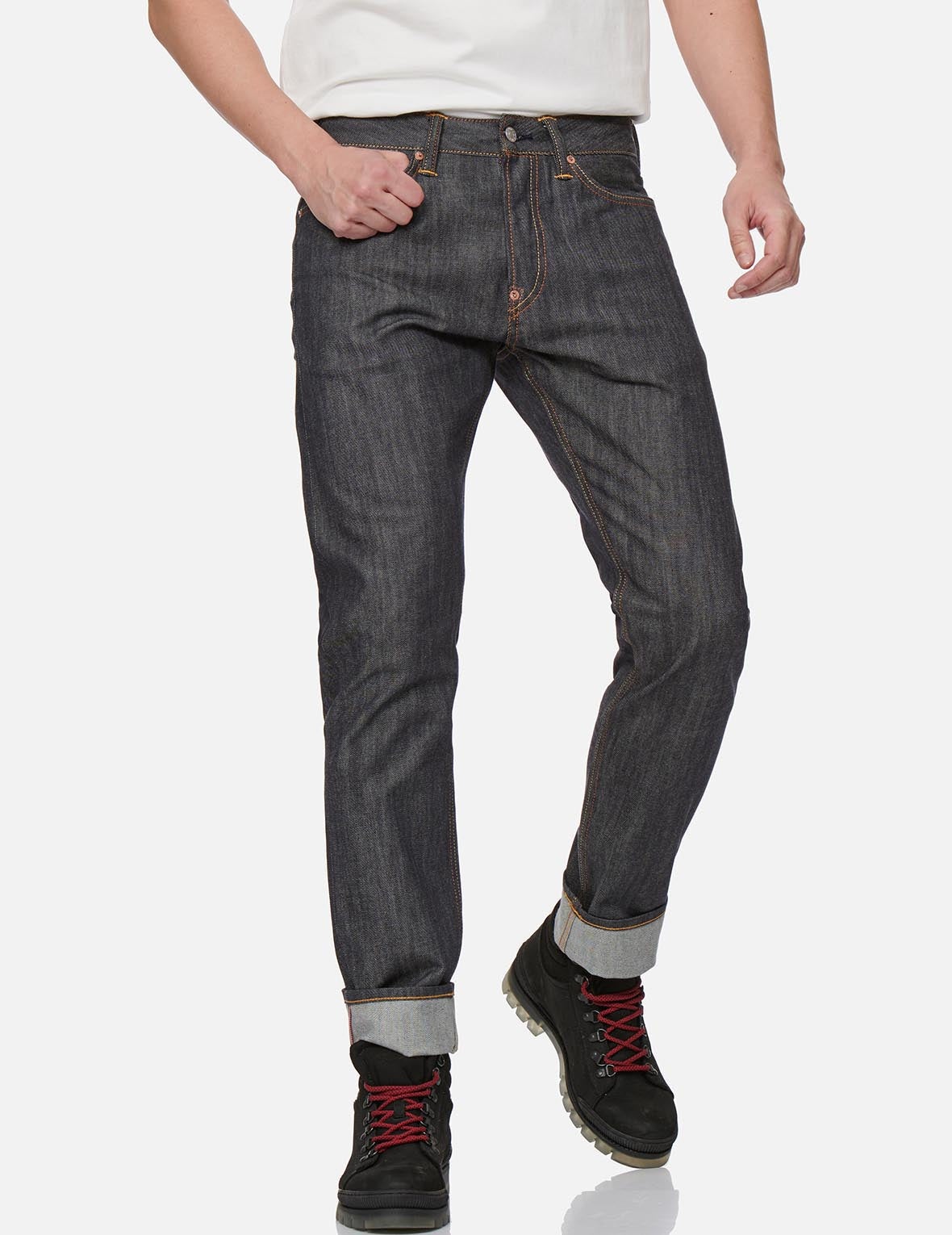 Daicock Print with Embroidered Kamon Carrot Fit Jeans #2017 - 8