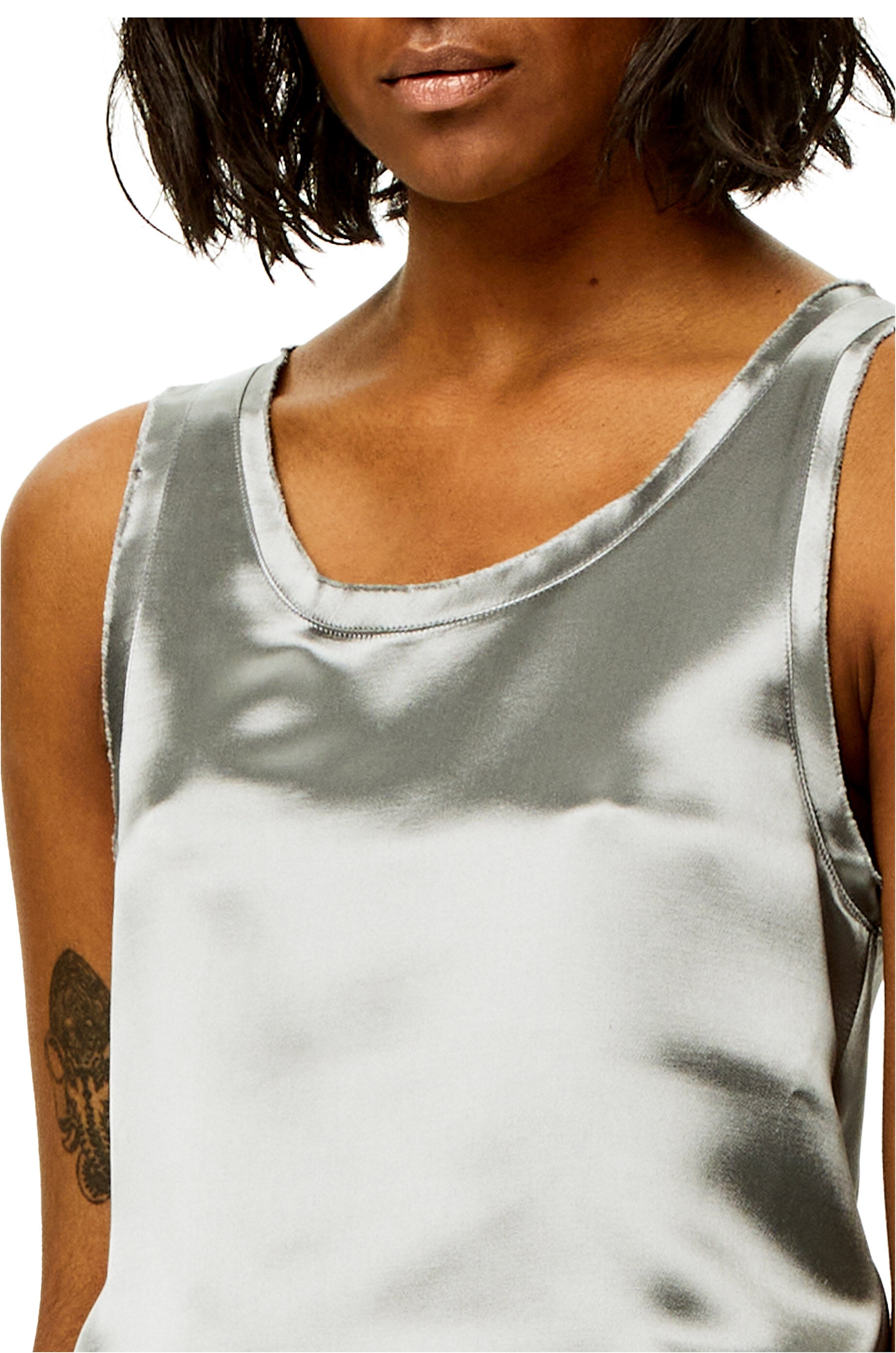 Tank top in satin - 5