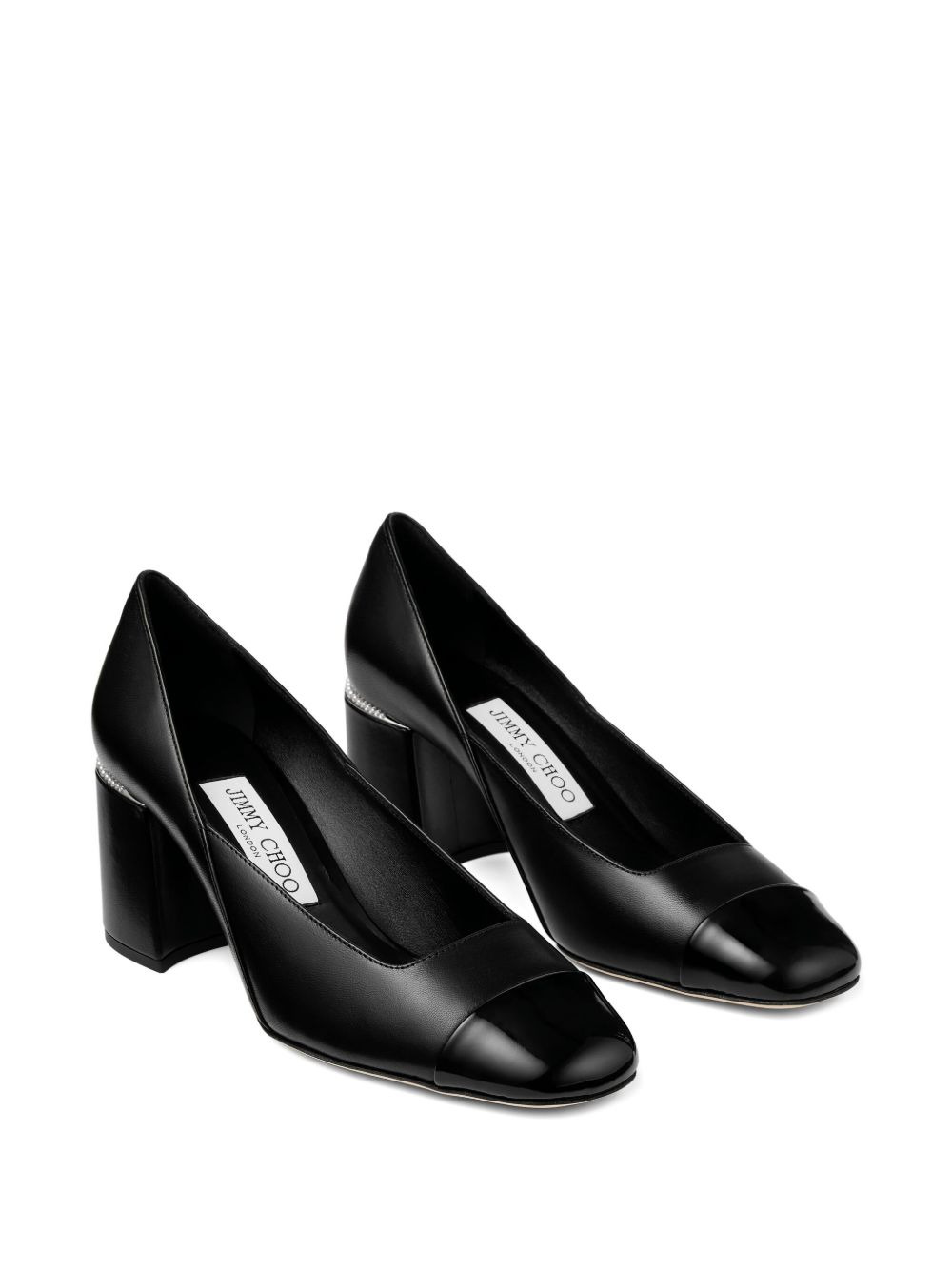 60mm Jenson embellished cap-toe pumps - 2