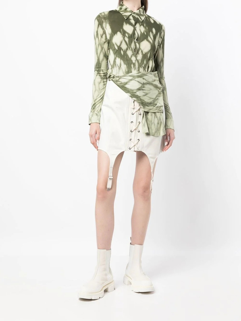 Shibori Miter placket shirt 6