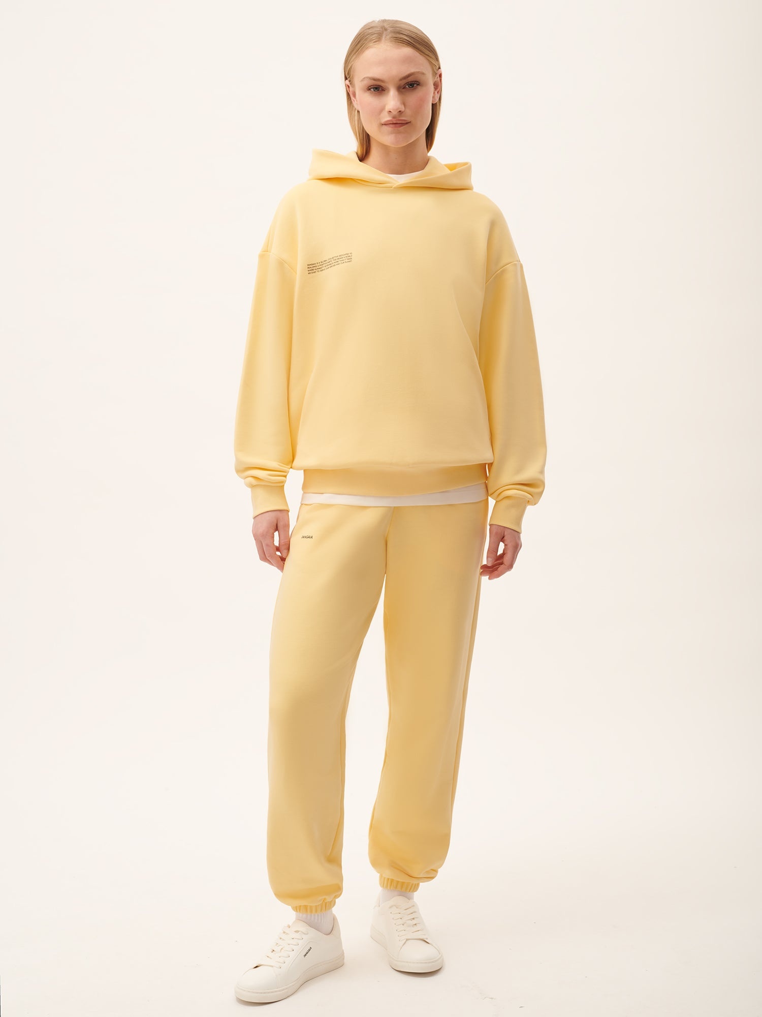 Womens 365 Midweight Hoodie - Seashell Yellow - 5