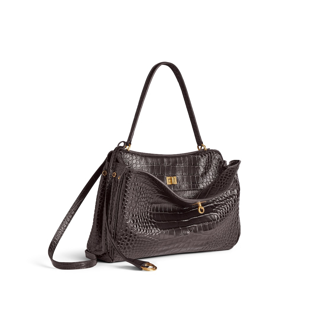 Women's Rodeo Handbag Medium in Espresso - 2