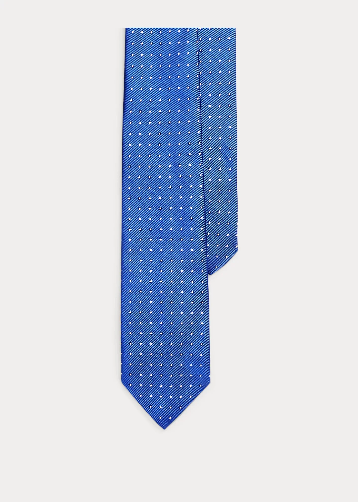 Polka-Dot Silk Repp Tie - 1