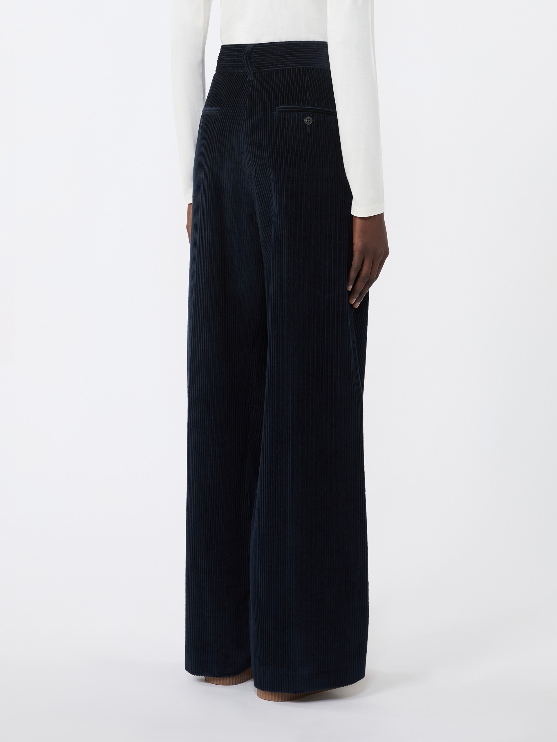 TANIA Wide-leg corduroy trousers - 4