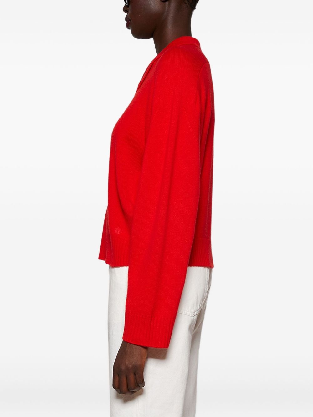 Homere buttoned-collar polo tops - 4