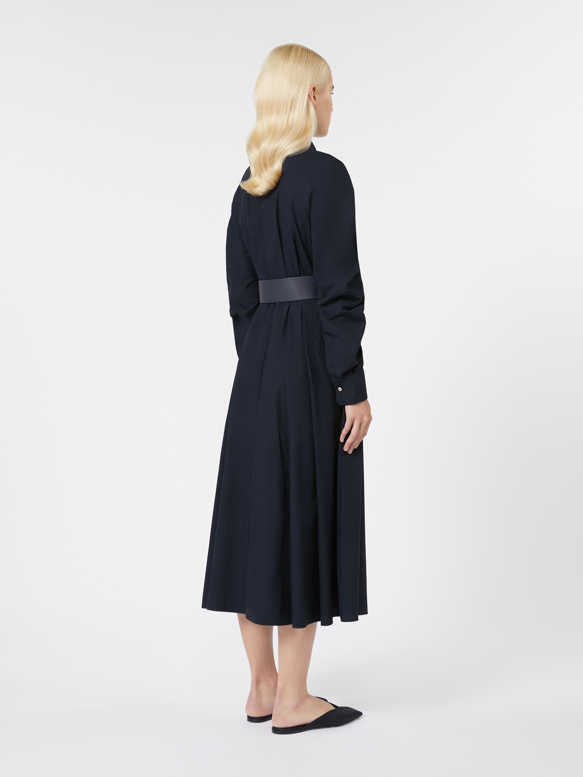 VALDESE Cotton poplin shirt dress - 4