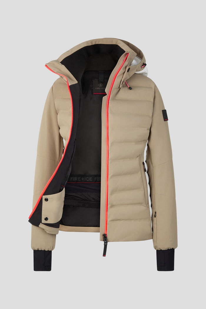 Janka Ski jacket in Caramel/White - 7