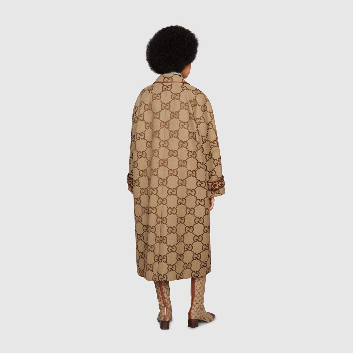 Jumbo GG canvas coat - 4