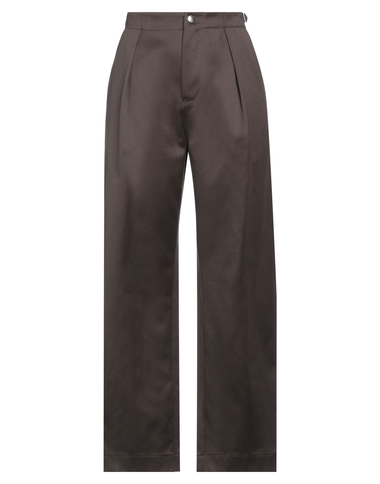 Yoox Burberry Pants Grey Burberry Dark Brown Women's Casual Pants