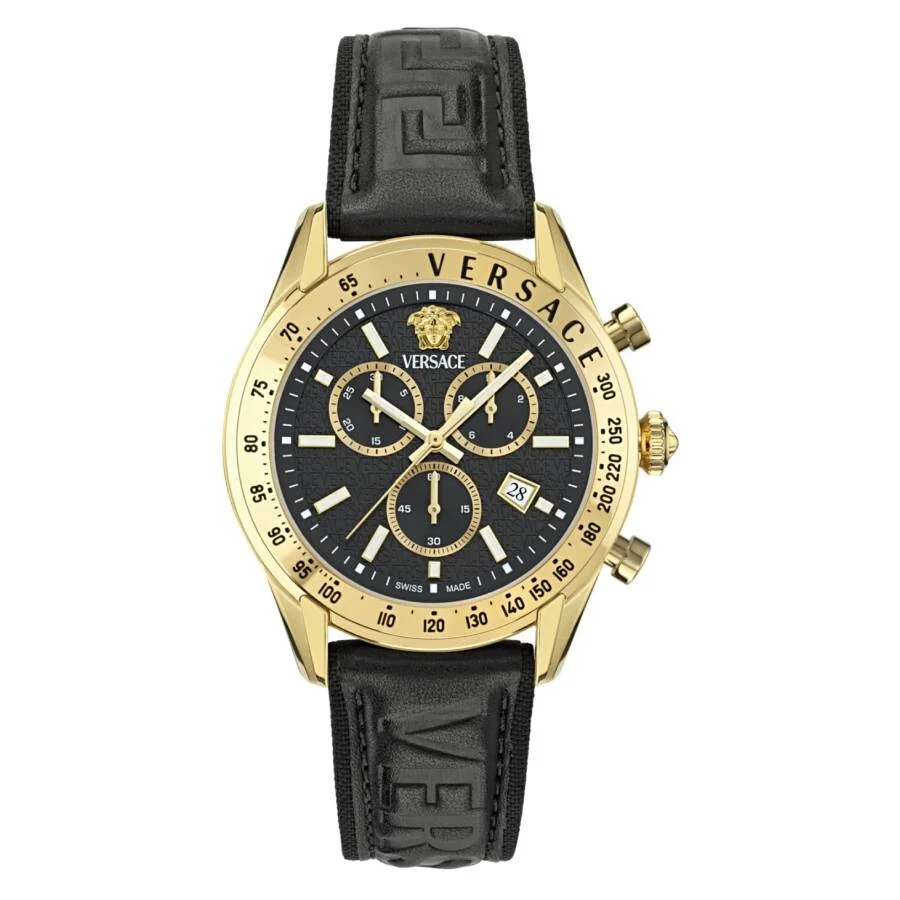 Versace Chrono Master Quartz Black Dial Men's Watch VE8R00224 - 1