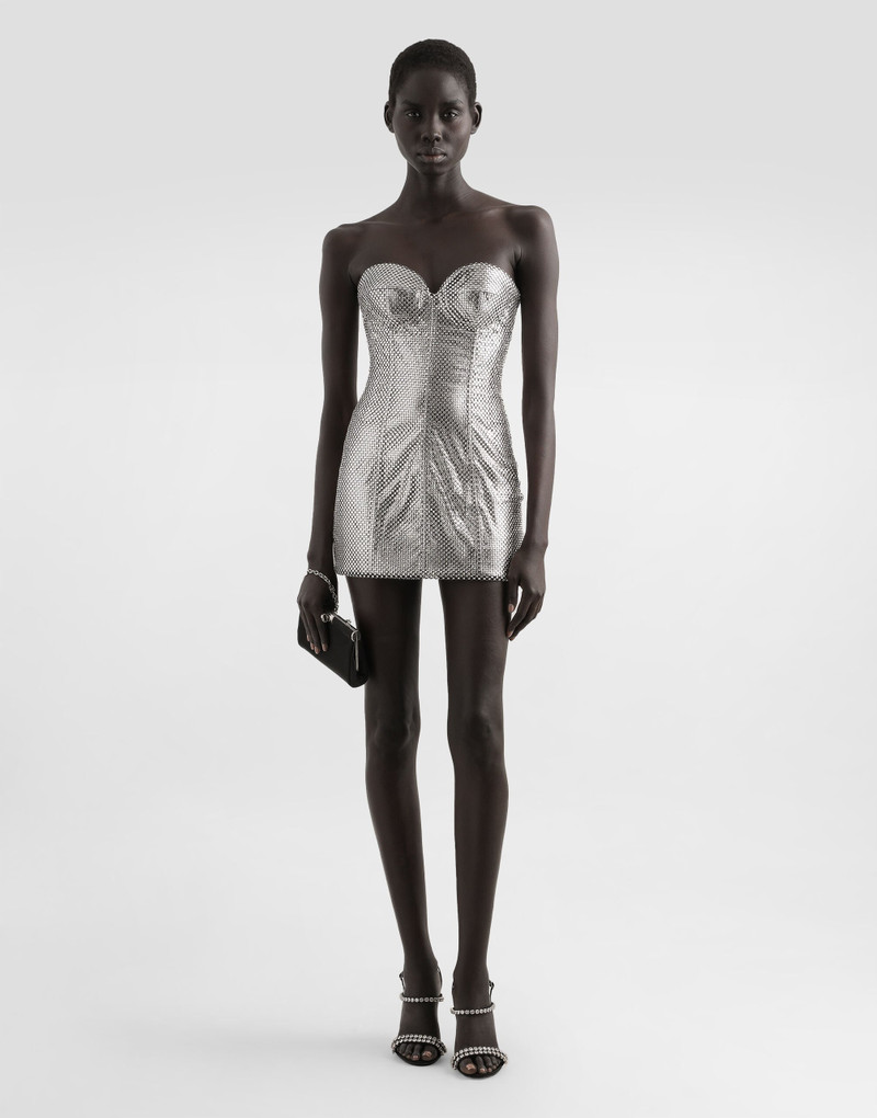 Dolce & Gabbana Strapless mesh dress outlook