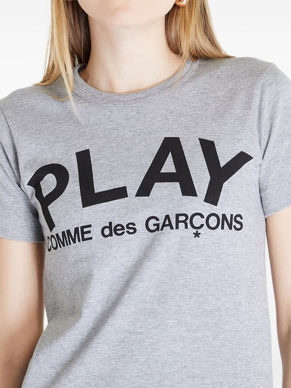 logo print T-shirt - 4