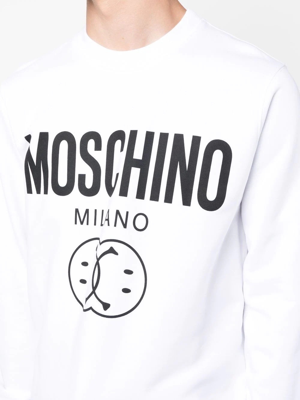 logo-print organic-cotton sweatshirt - 5