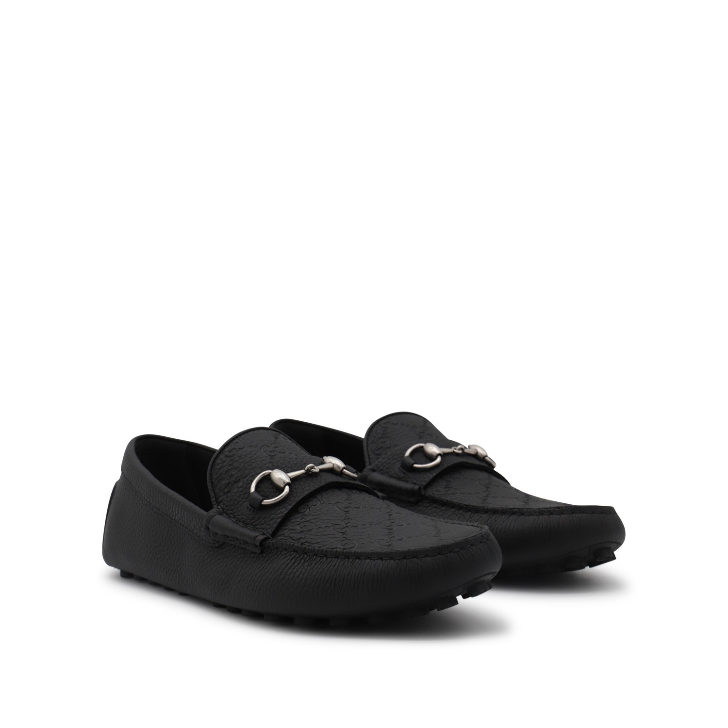 BLACK LEATHER LOAFERS - 2