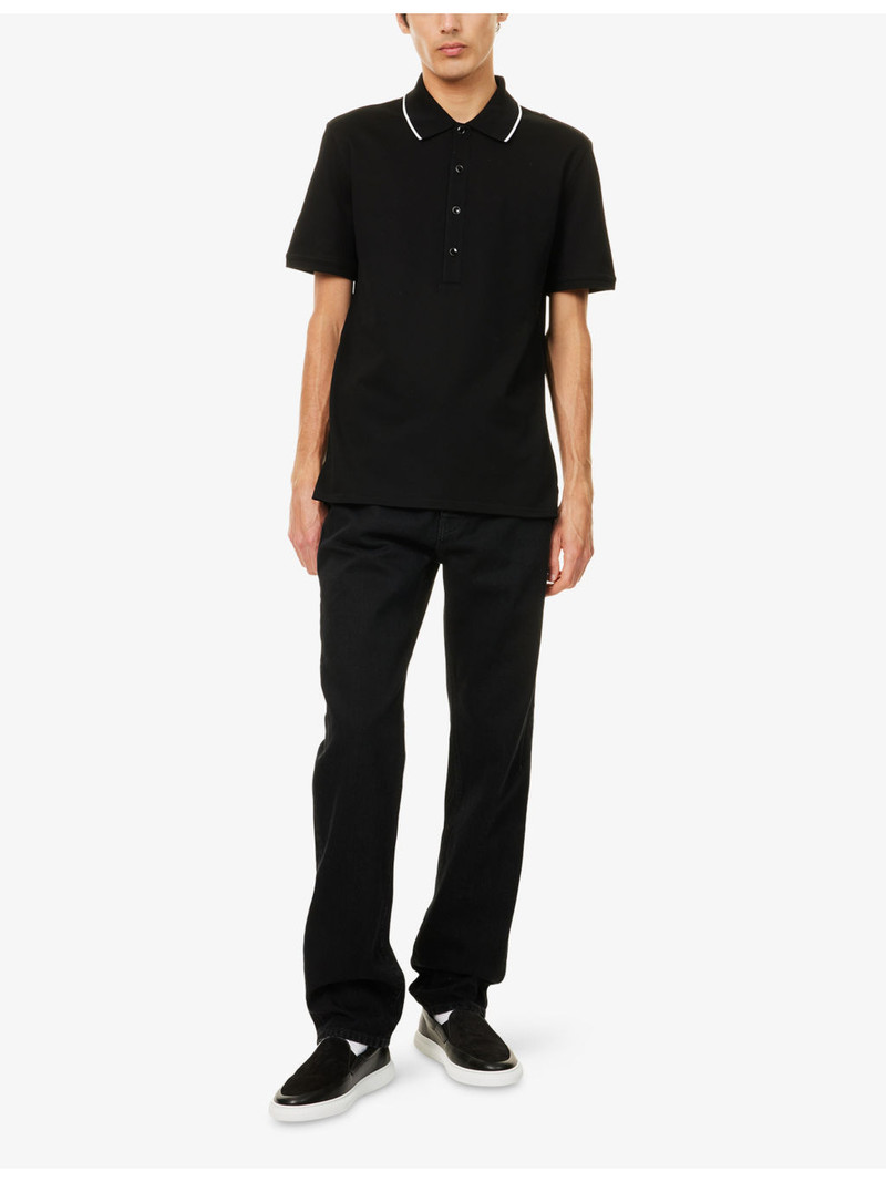 Givenchy Embroidered-Logo Straight-Leg Denim Jeans outlook