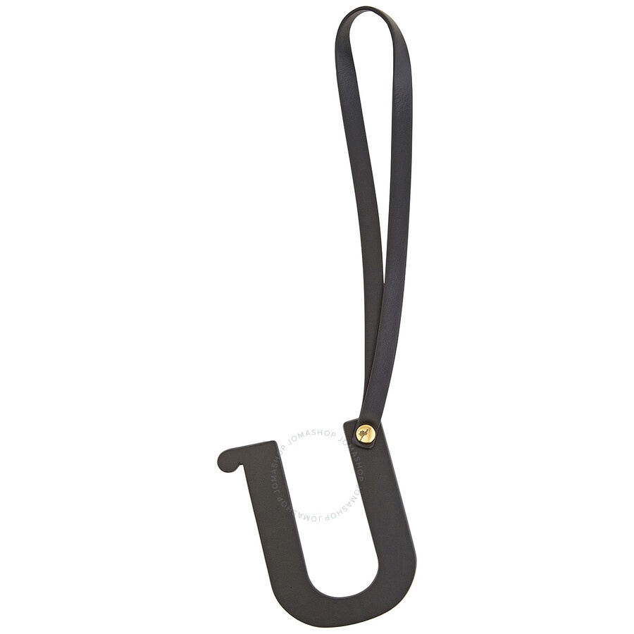 Burberry Studded Leather Alphabet U Charm - 3