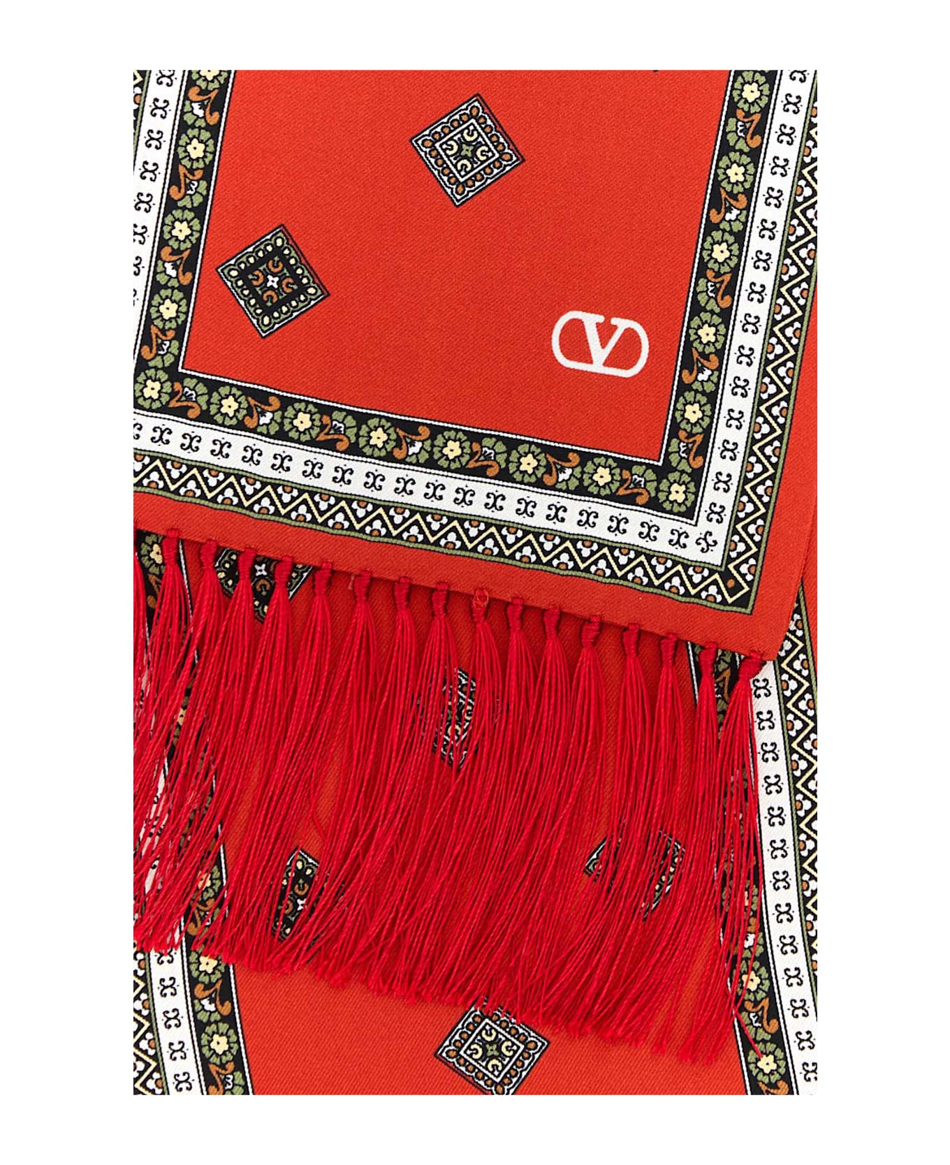 Printed Silk Bandeaux Chamber Foulard - 2