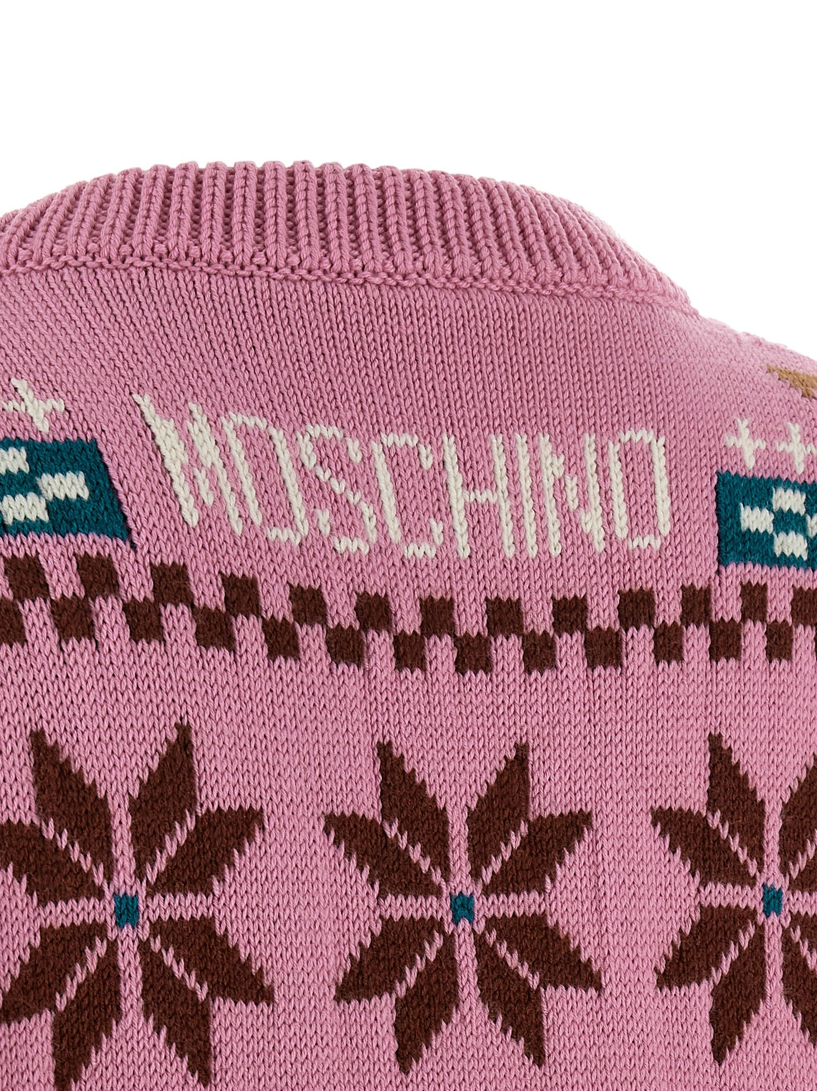 Moschino Women Intarsia Wool Sweater - 4