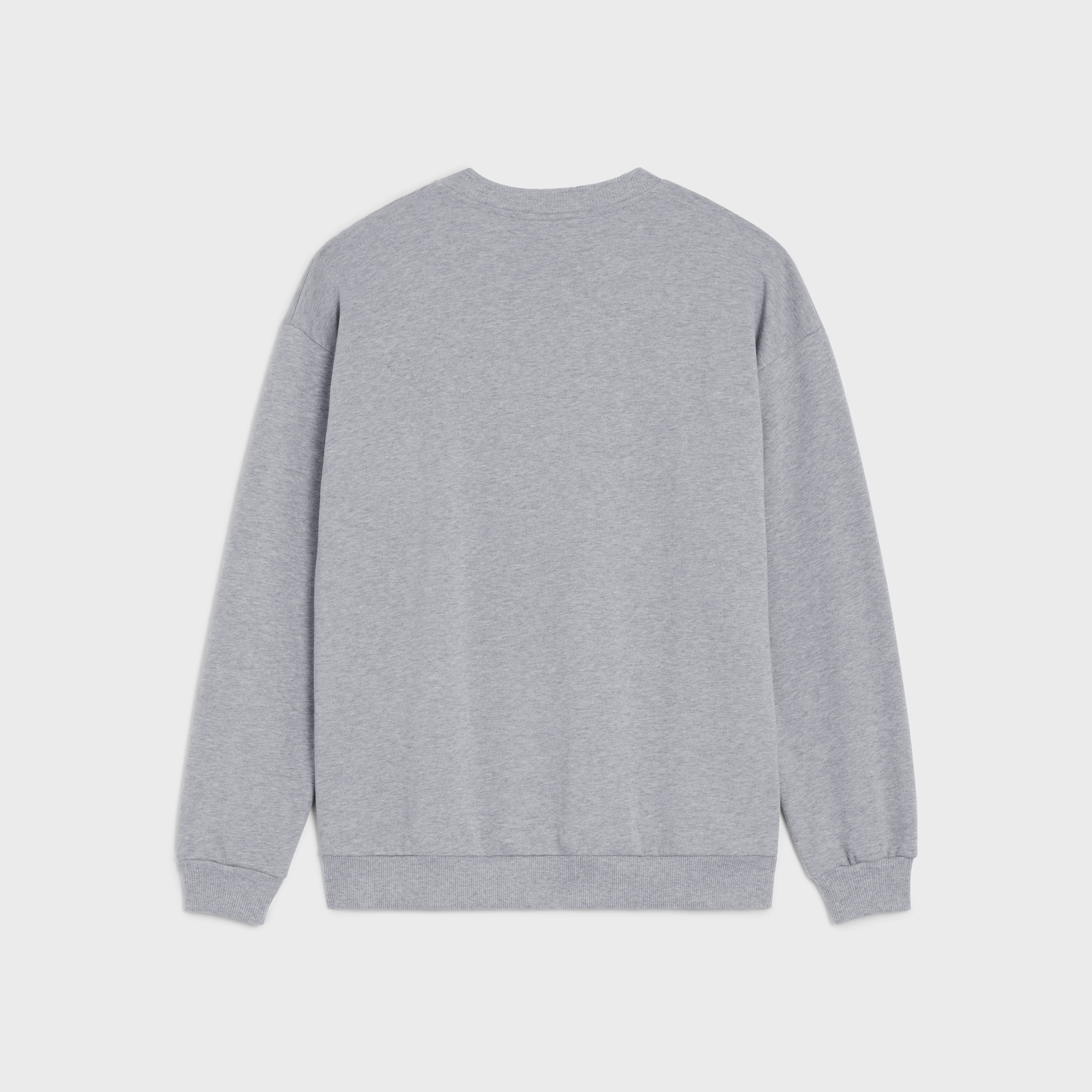 Celine loose sweatshirt in cotton fleece - 2