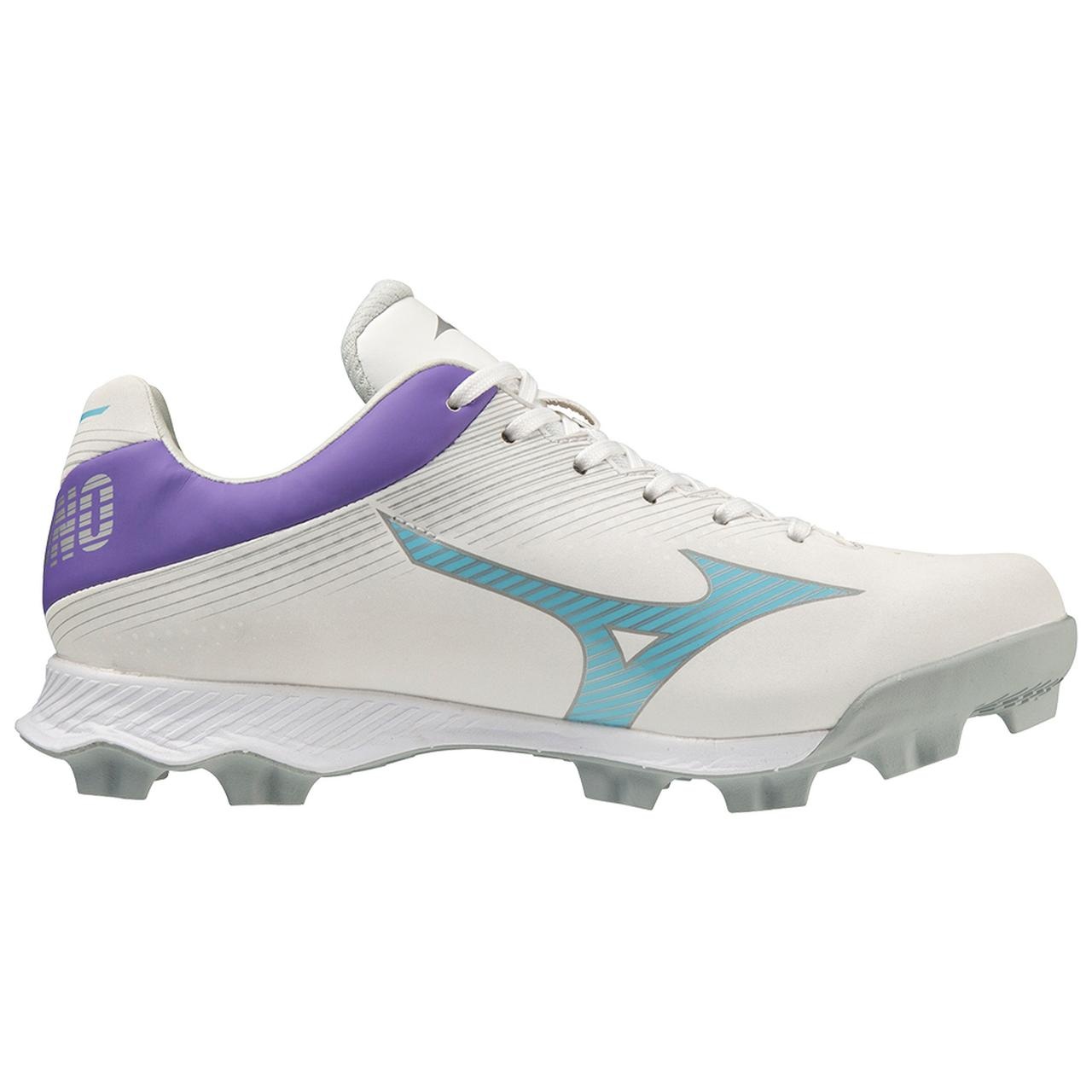 Mizuno Wave Finch Lightrevo Youth Girl's Molded Fastpitch Softball Cleat - 3