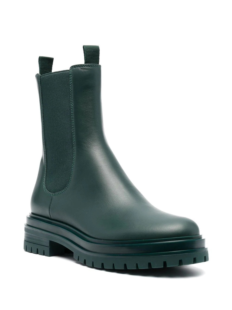 Gianvito Rossi leather pull-on ankle boots outlook