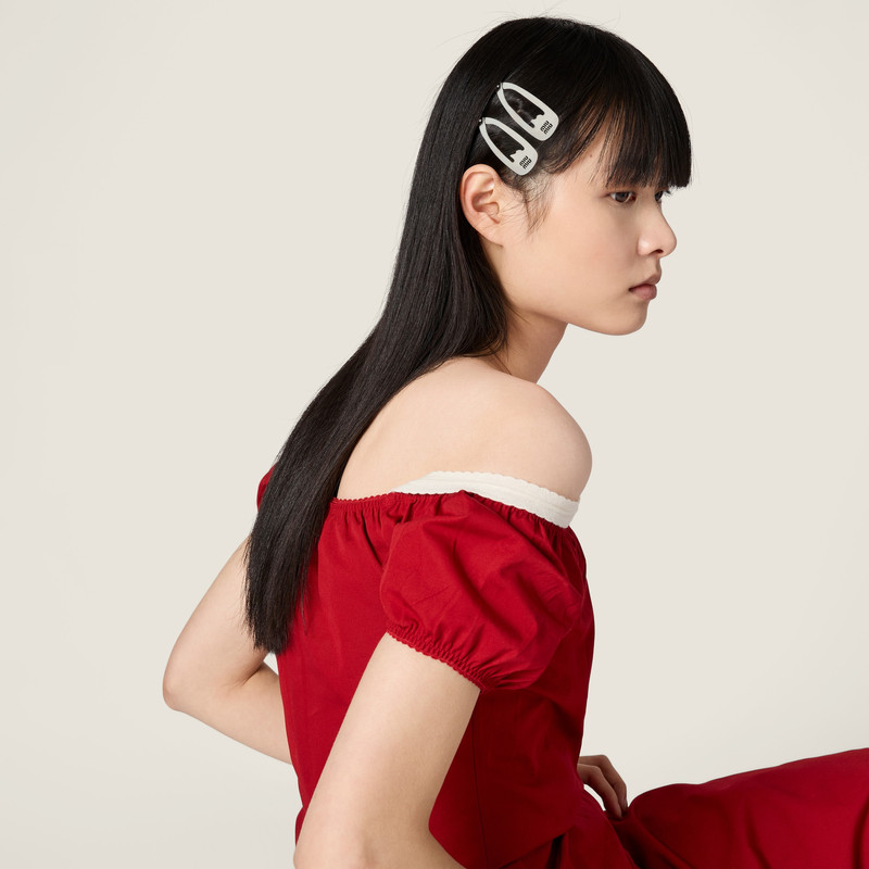 Miu Miu Metal hair clips outlook
