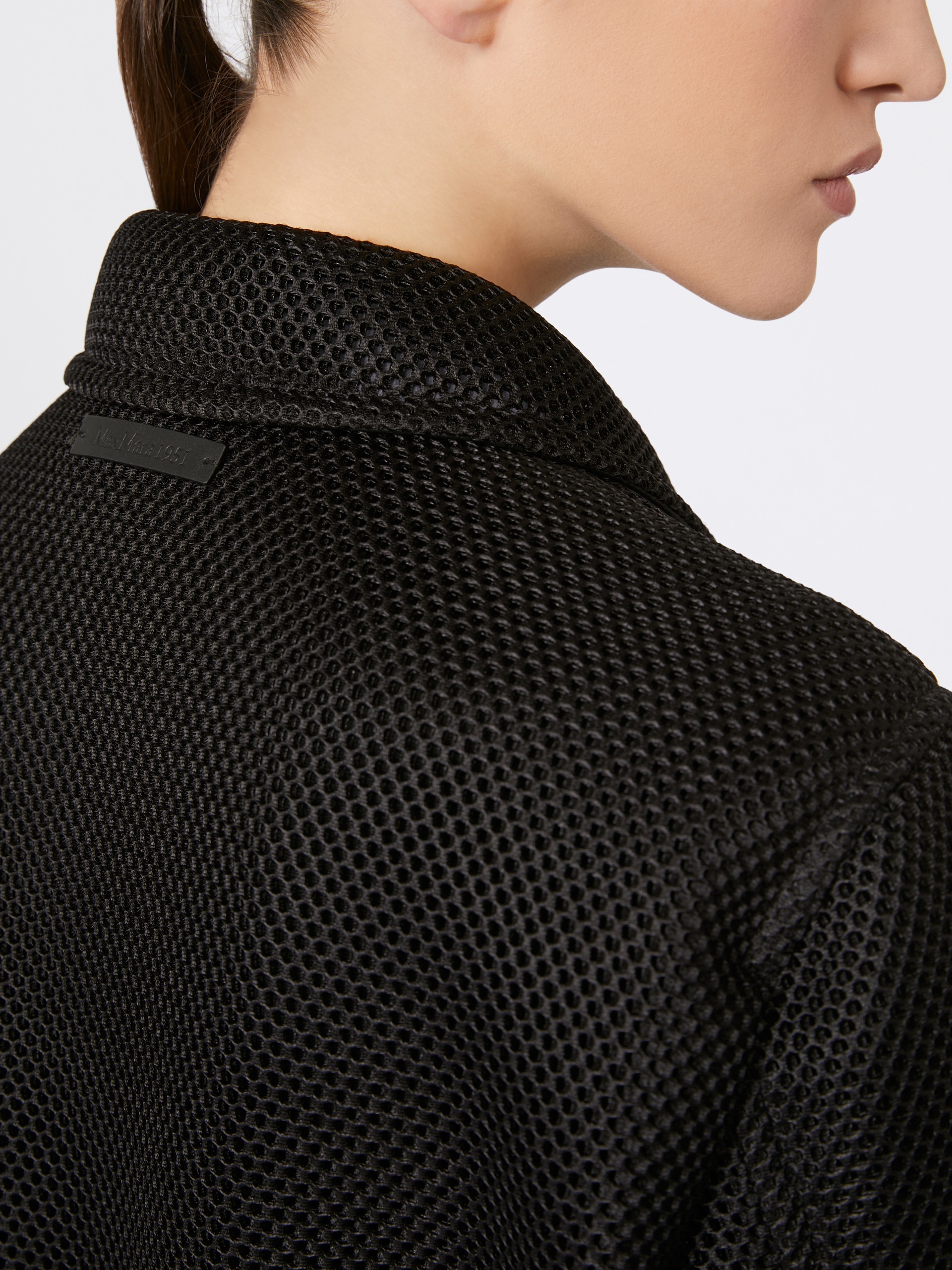 STRENNA Boxy jacket in technical mesh - 5