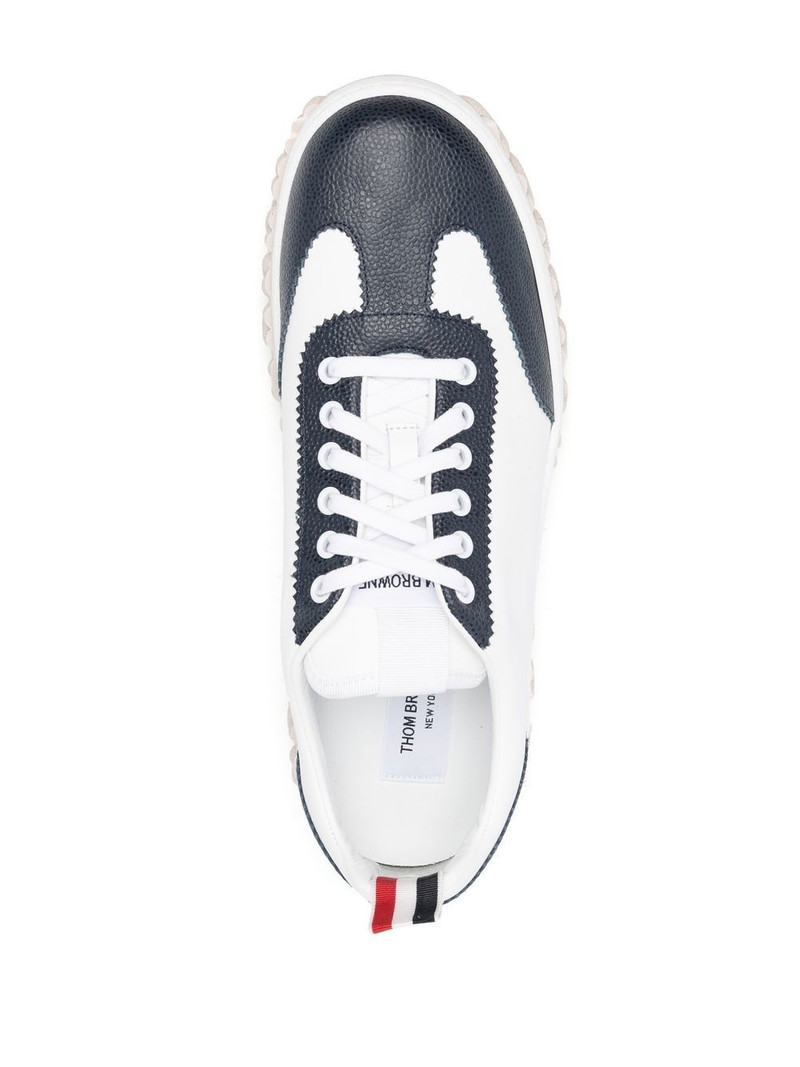 low top leather sneakers 4