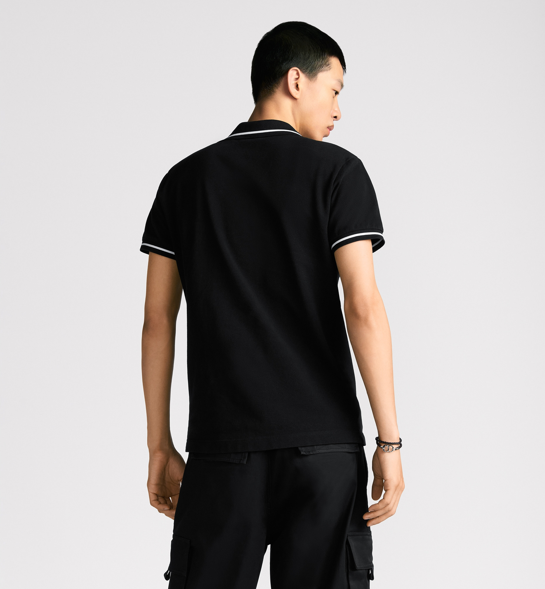 Polo Shirt with Bee Embroidery - 3