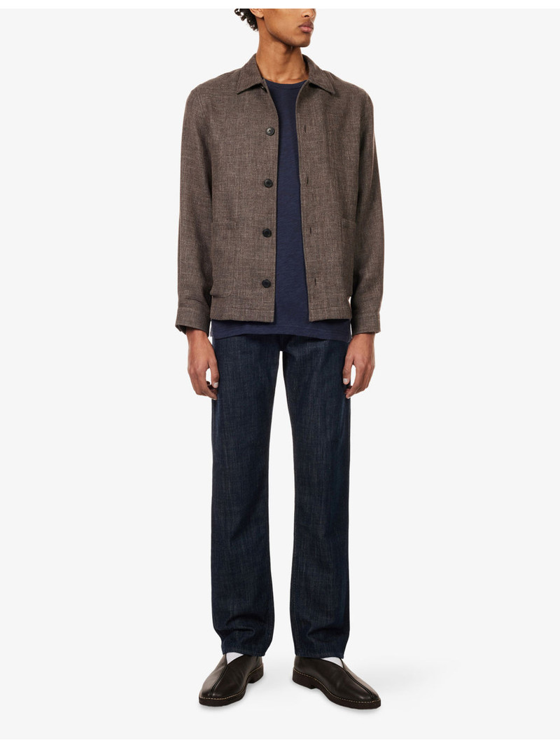 Sunspel Short-Sleeve Cotton-Linen T-Shirt outlook