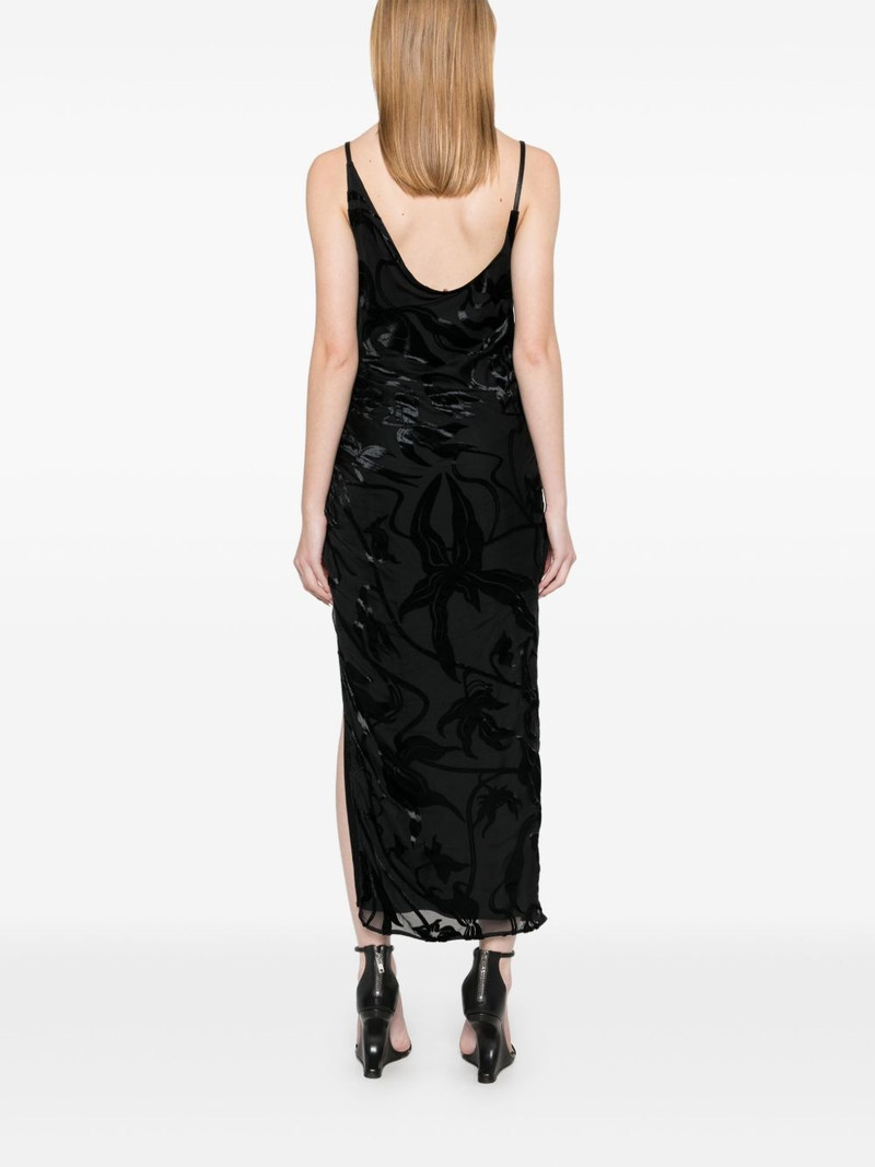 flocked midi dress 4