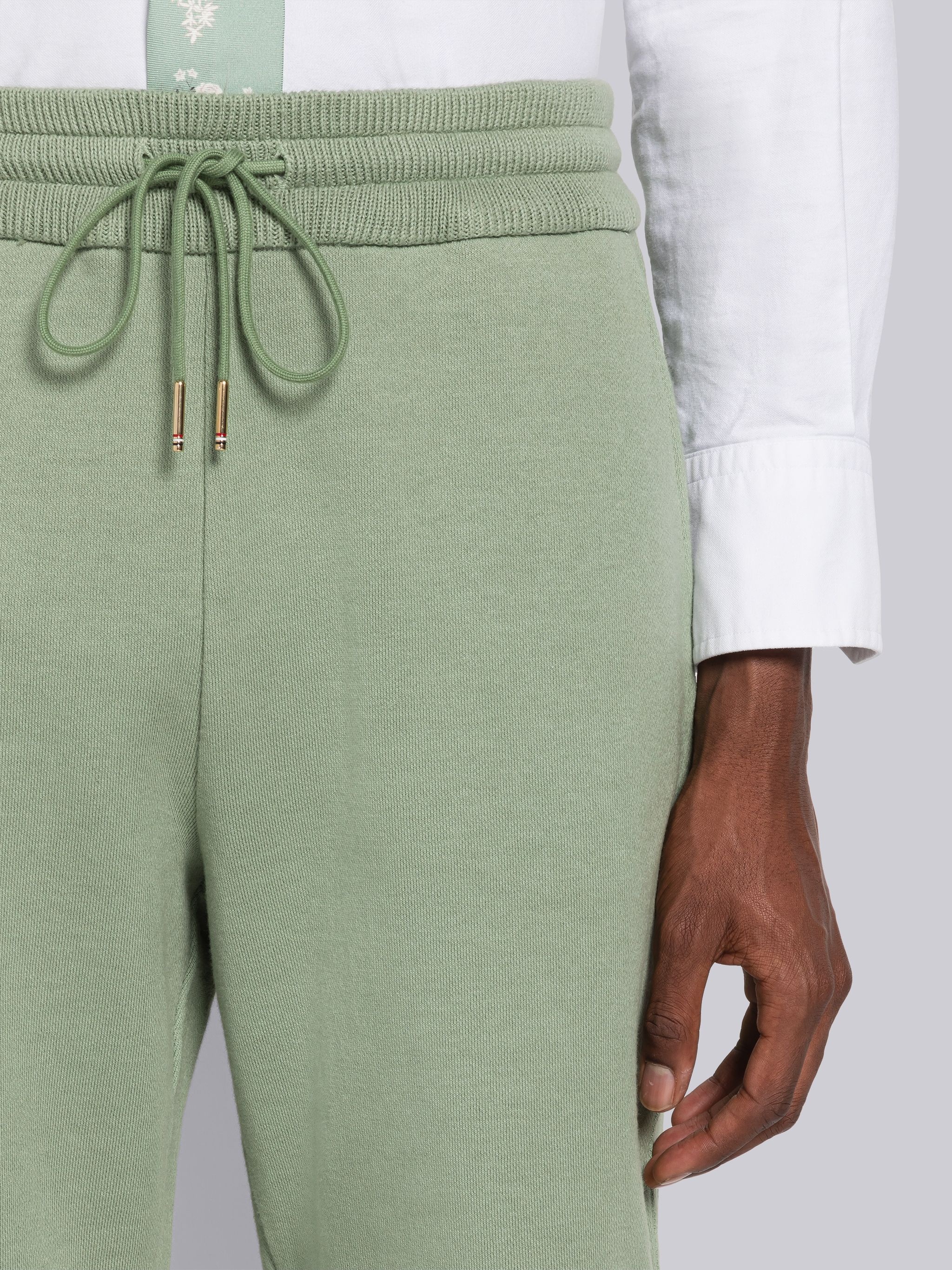 Solid Loopback Topstitch Sweatshorts - 5