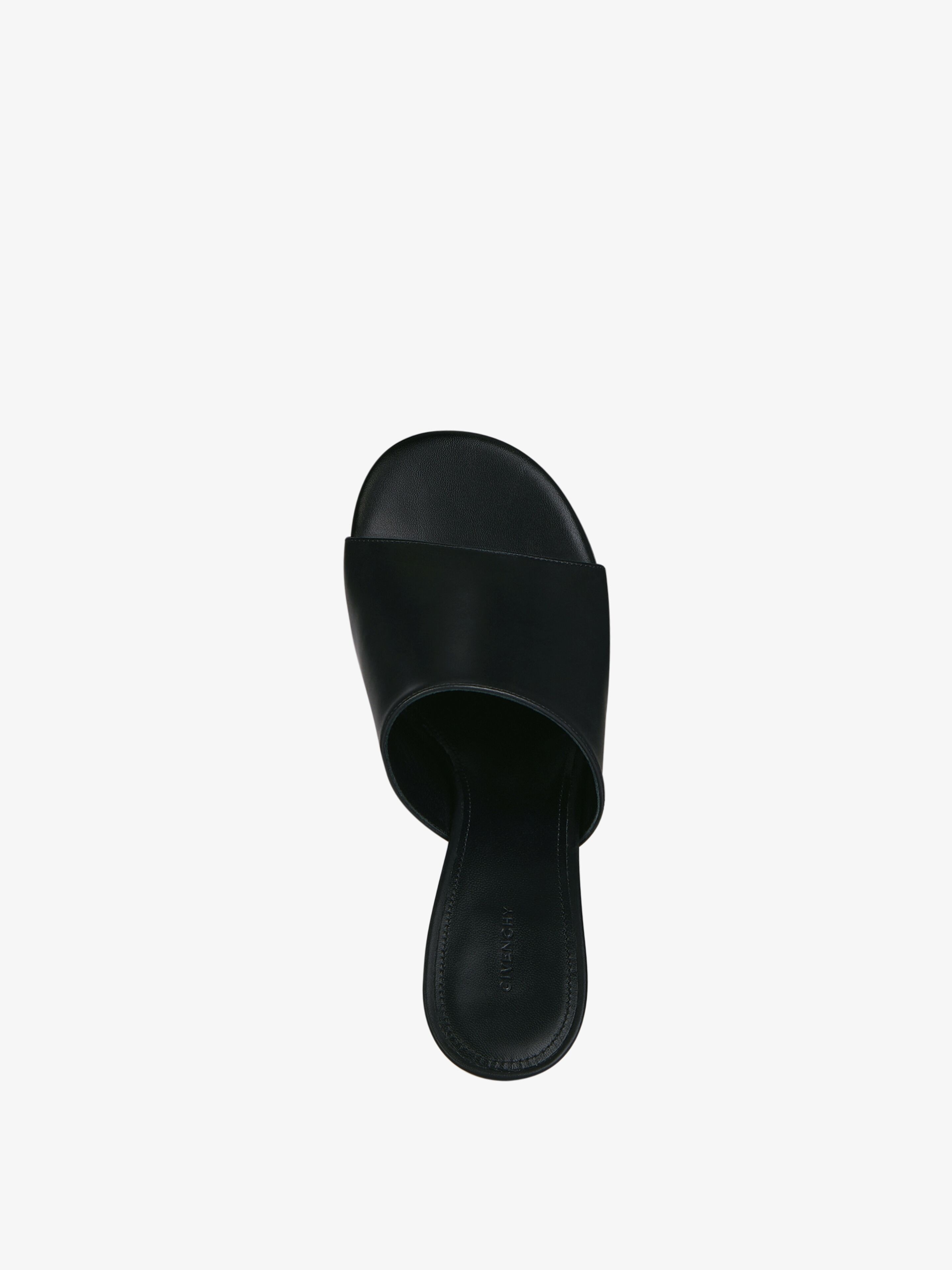 G CUBE MULES IN LEATHER - 4