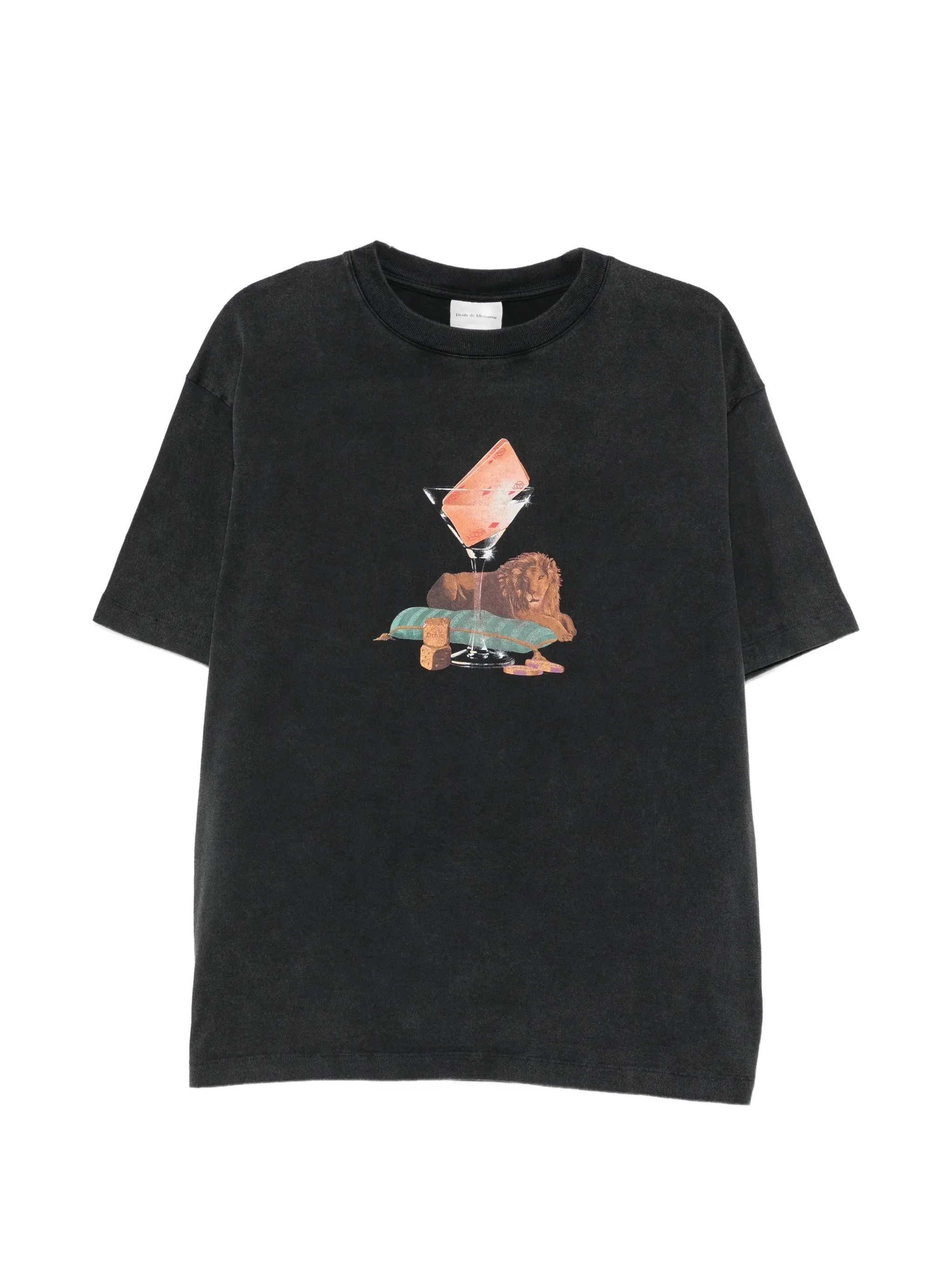 Drole De Monsieur Glass Lion T-shirt - 1