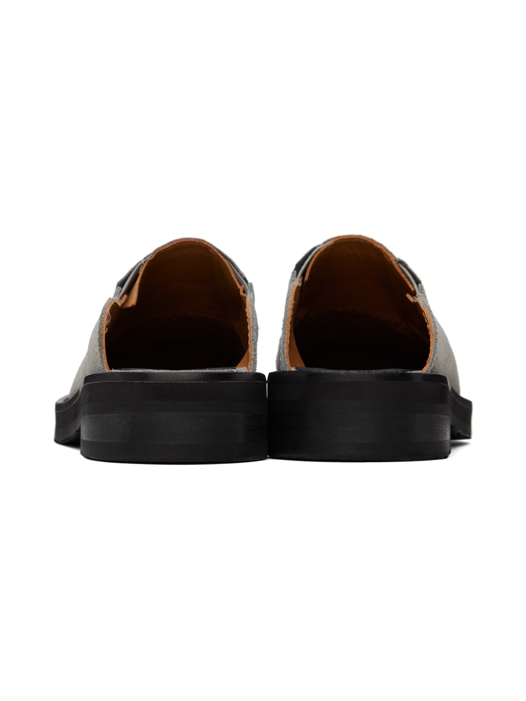 Gray Maja Suede Mules - 2