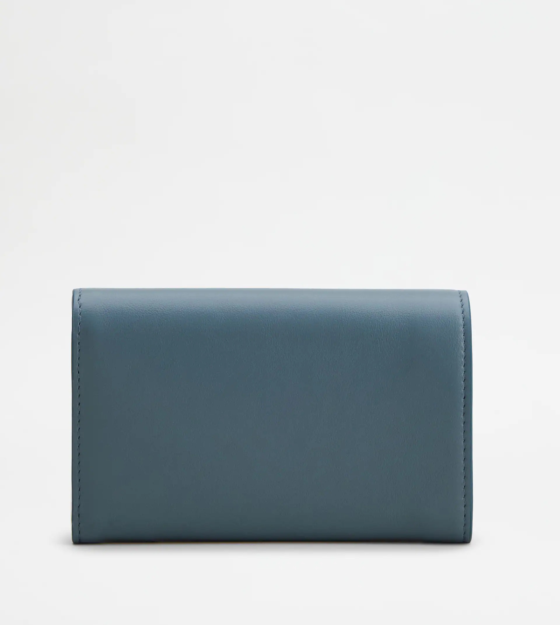TIMELESS WALLET IN LEATHER - LIGHT BLUE - 4