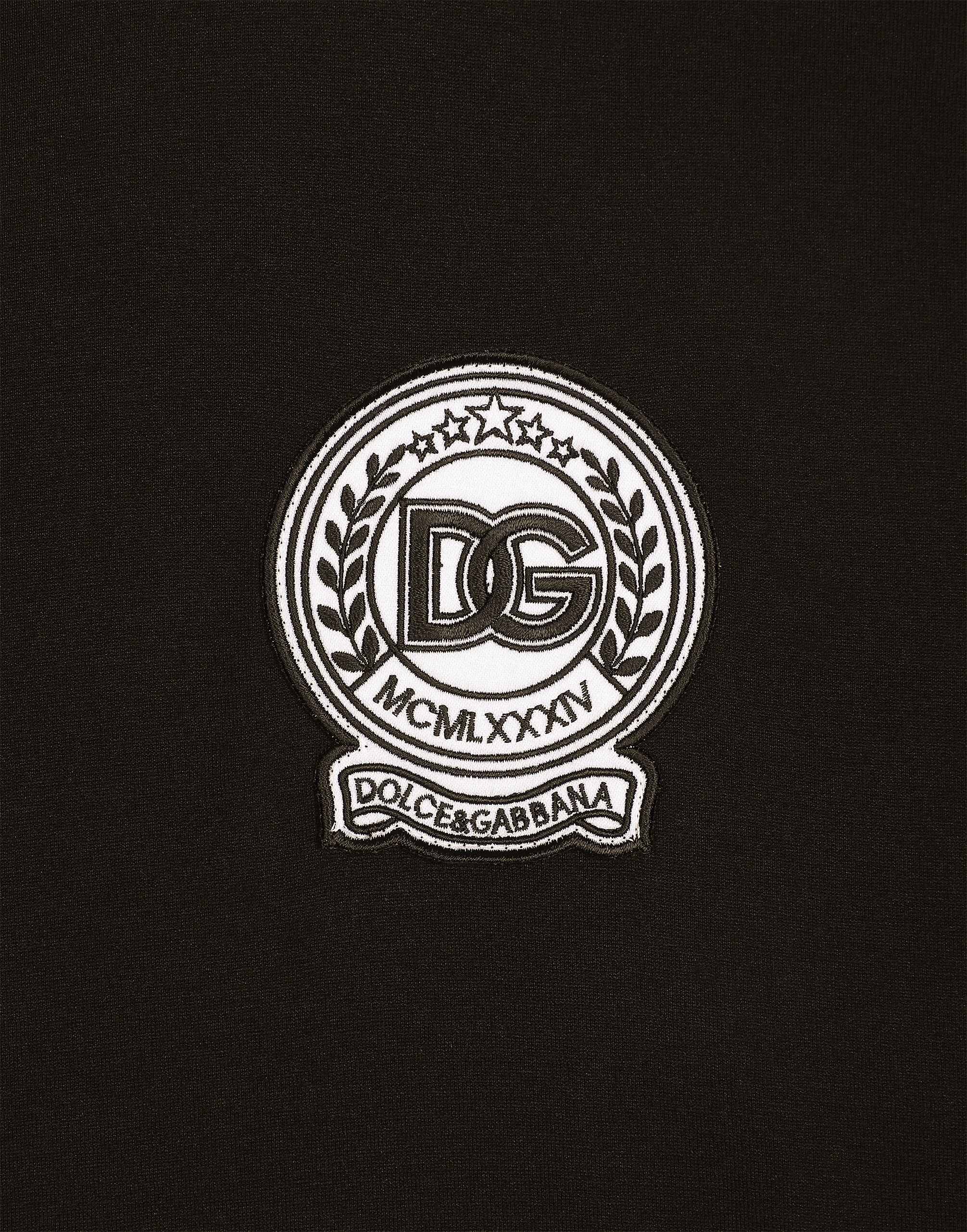 Cotton T-shirt with logo embroidery - 5