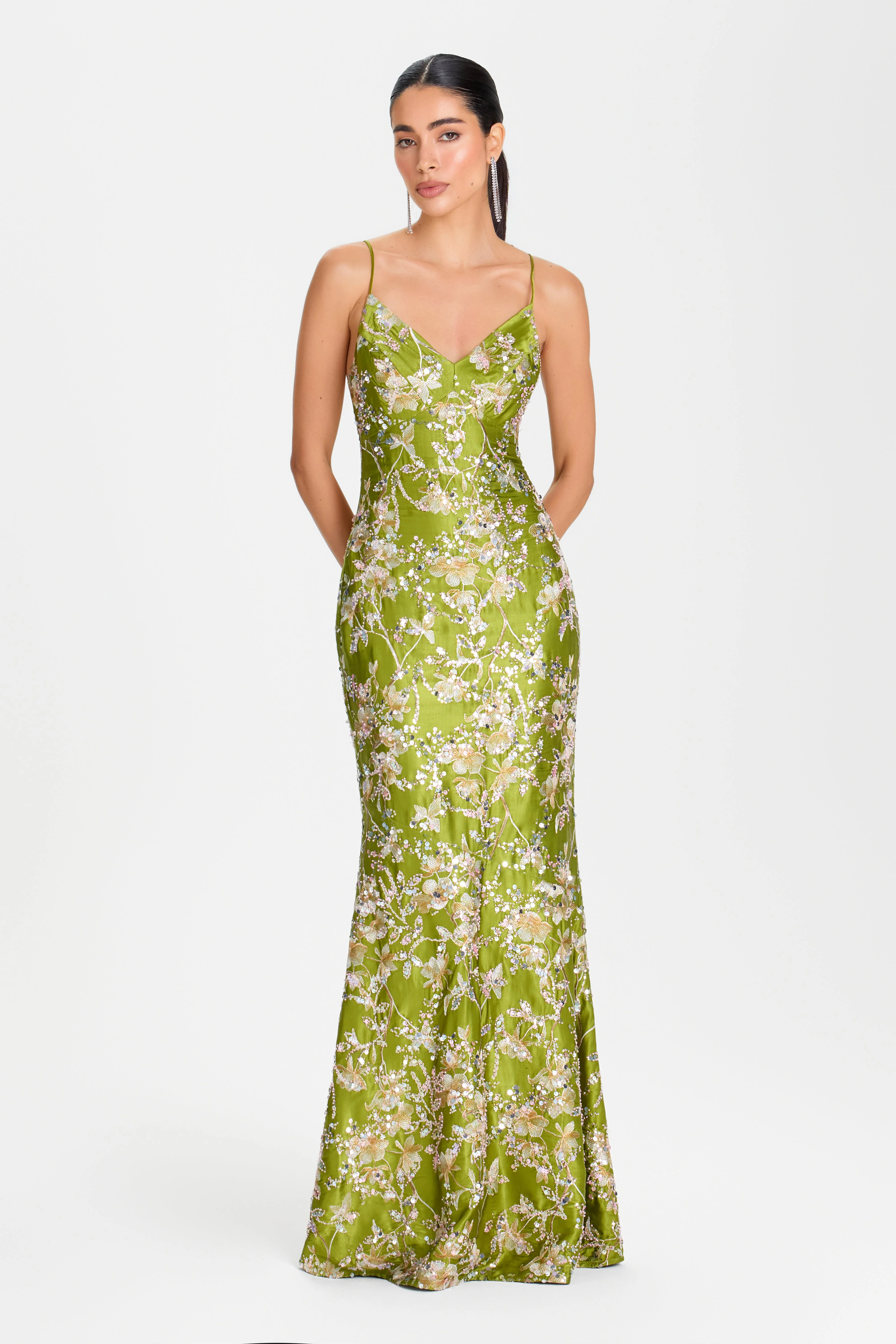 Gia Green Dress - 1