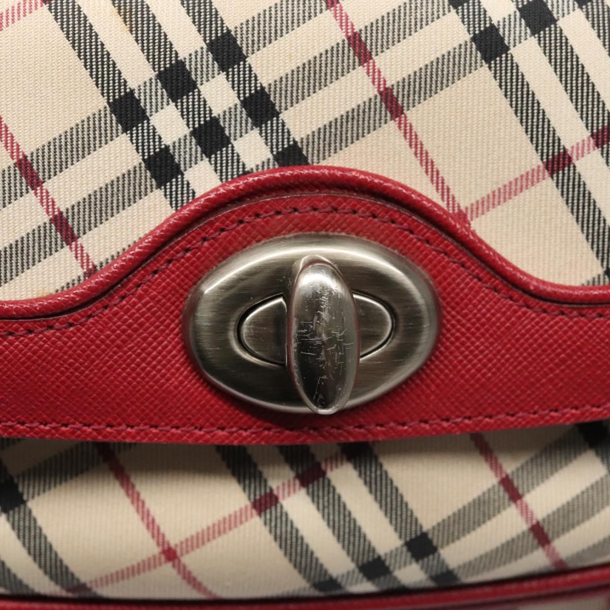 Burberry Nova Check Hand Bag Canvas Beige - 10