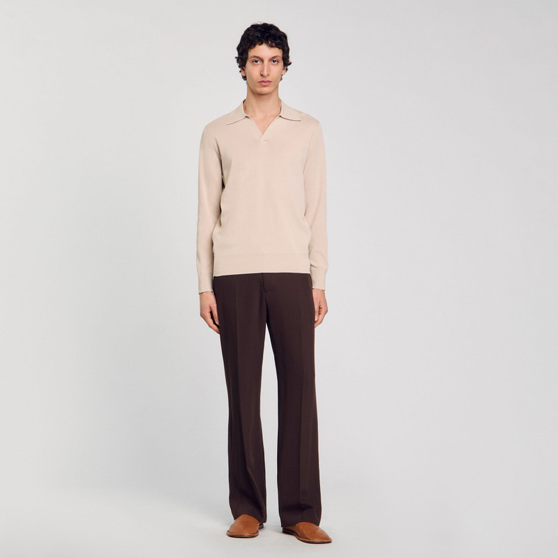 Sandro KNIT POLO SHIRT outlook
