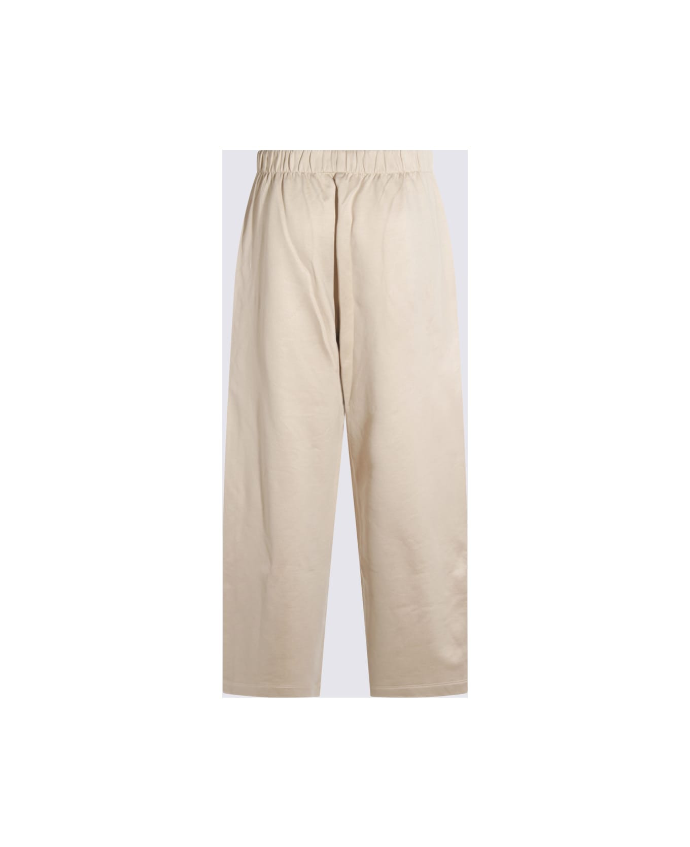 Beige Silk Pants - 2