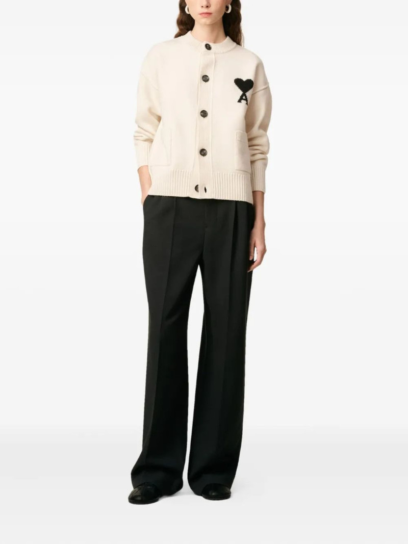 AMI Paris Ami De Coeur wool cardigan outlook