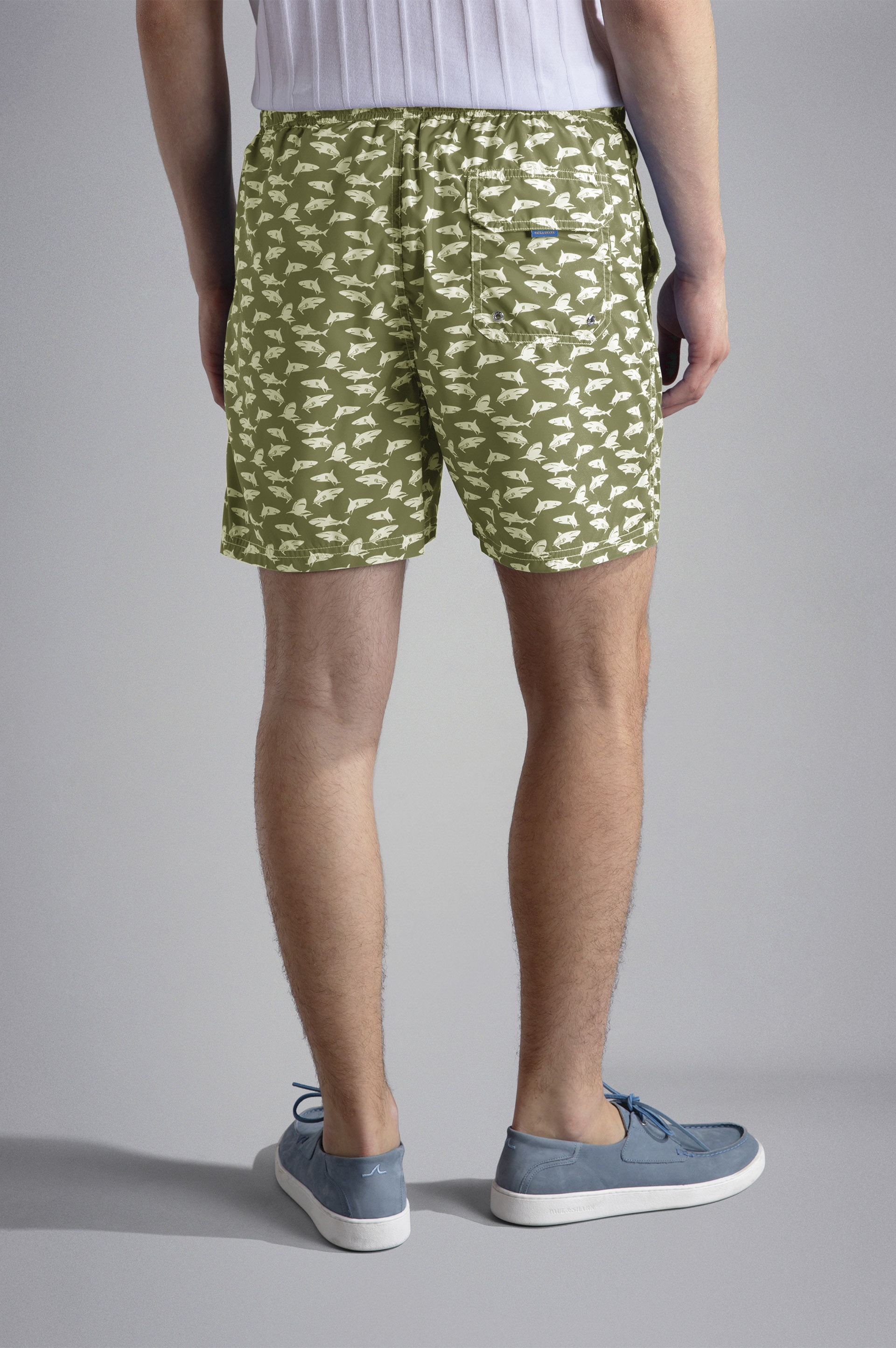 SWIM SHORTS WITH SHARK PRINT - 3