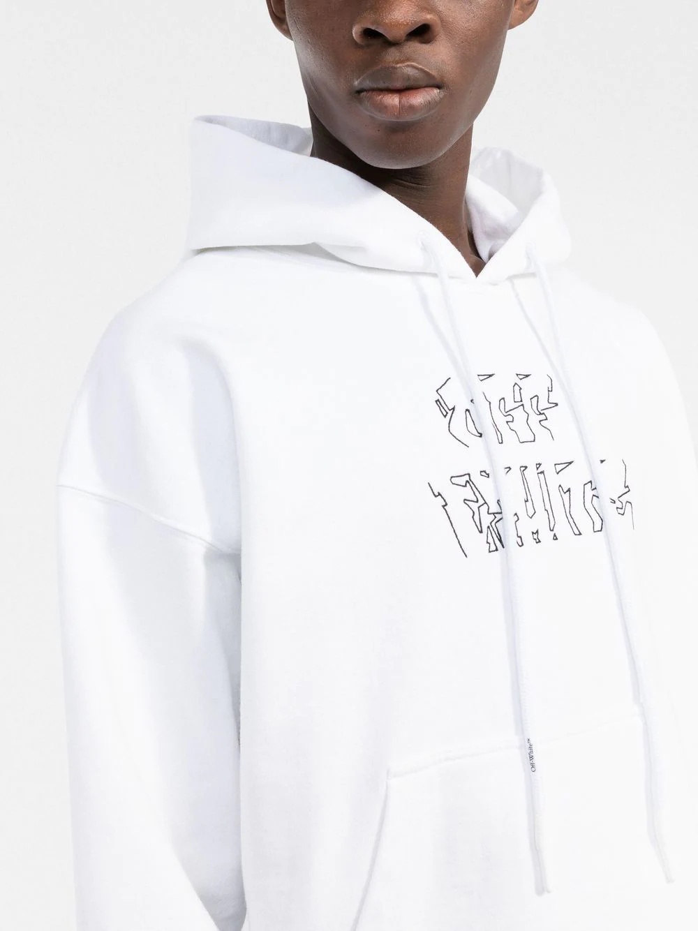 Arrows logo drawstring hoodie - 5