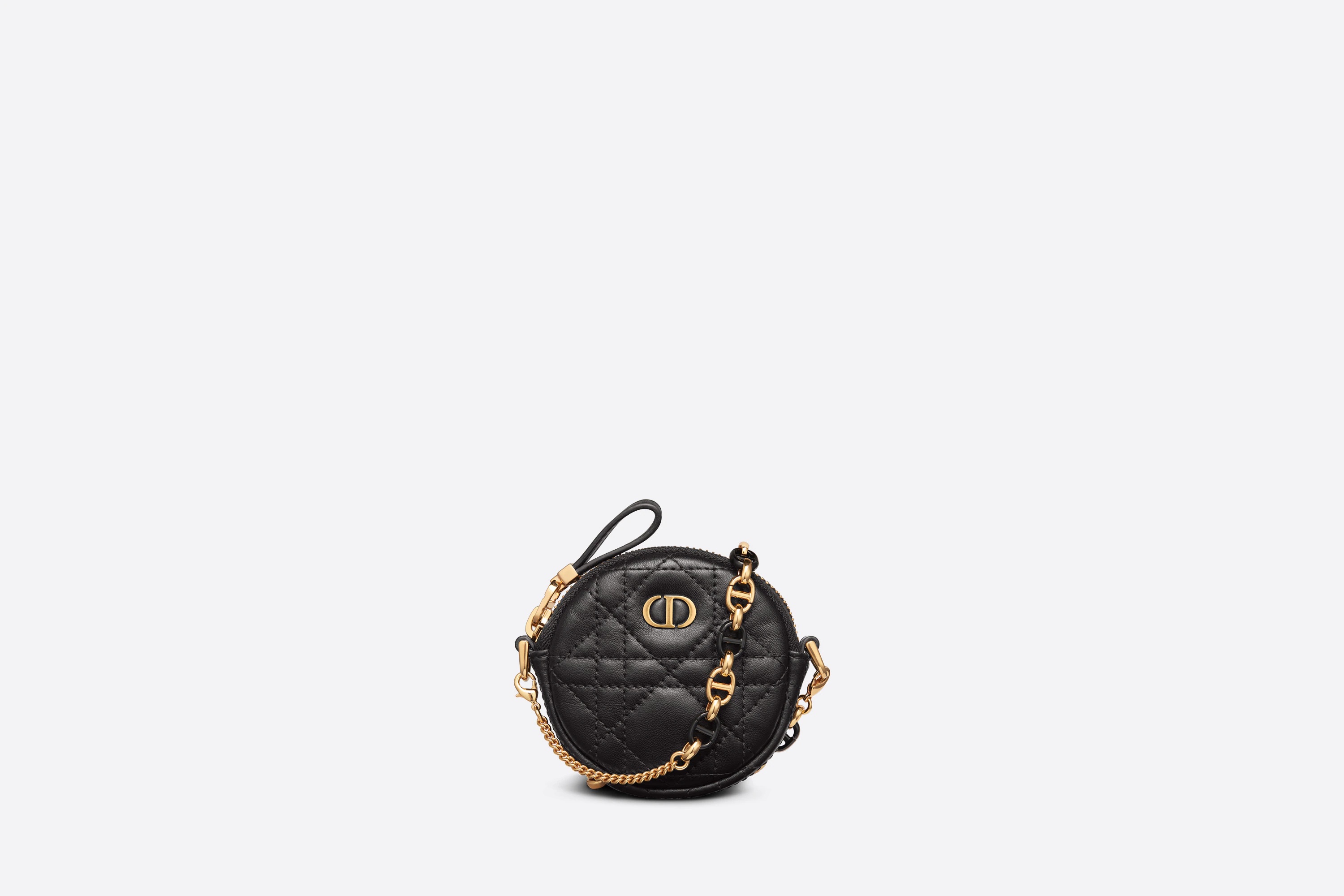 Mini Dior Caro Round Pouch - 1