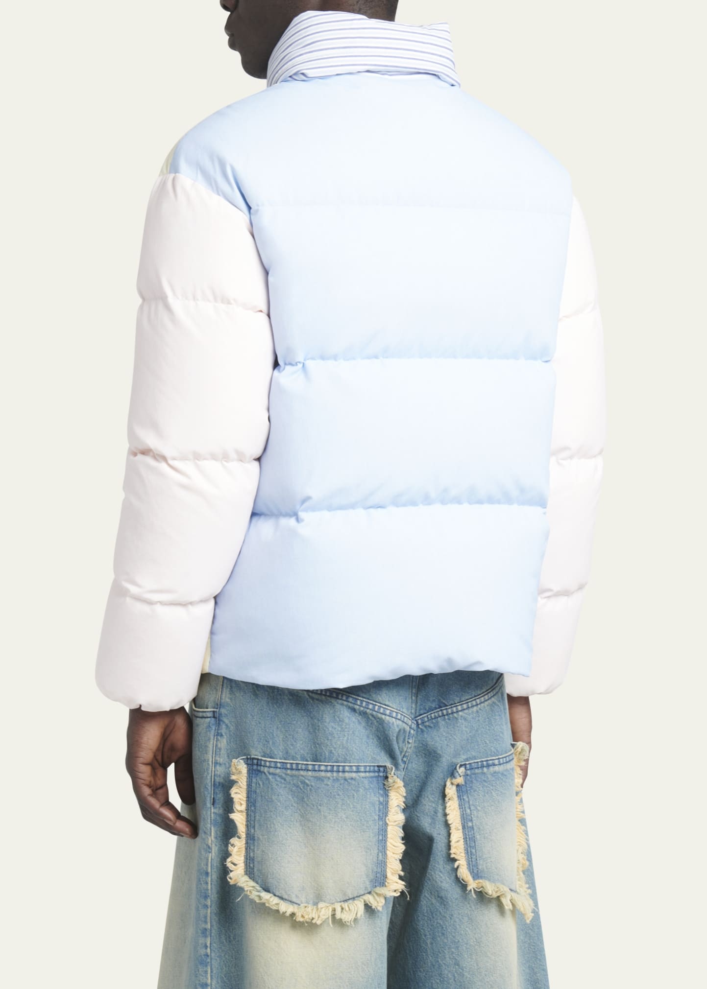 Men's Moncler x Palm Angels Douady Colorblock Puffer Jacket - 3