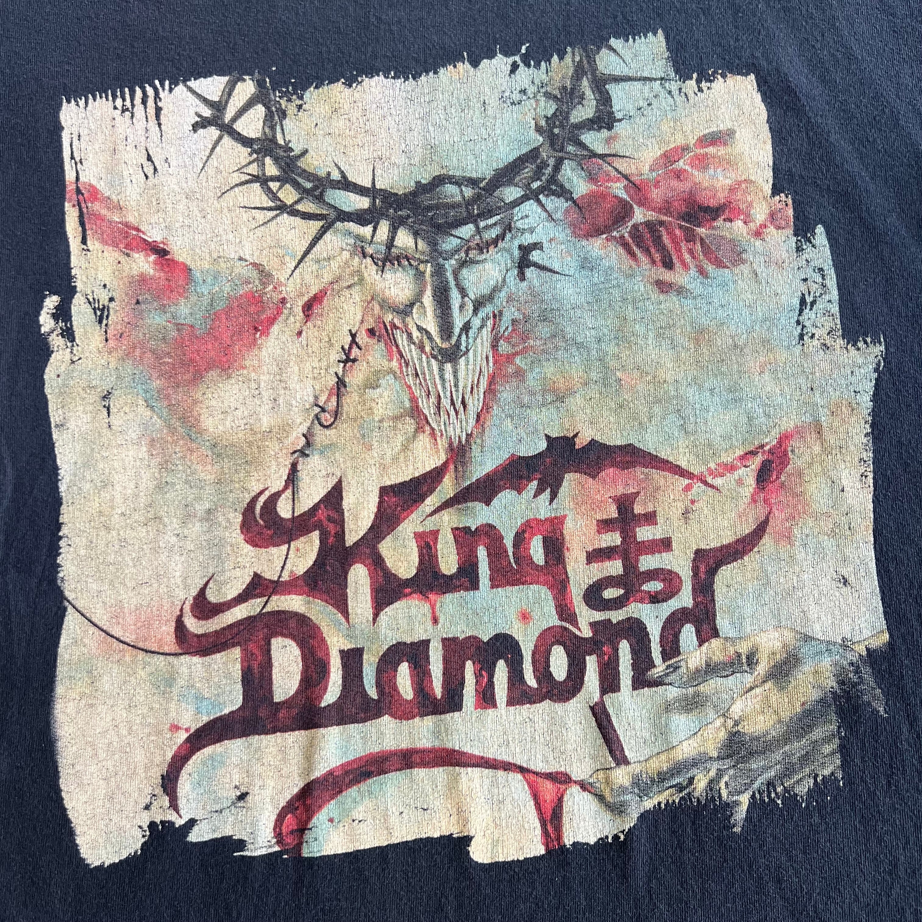 Final Blow - Vintage King Of Diamond Metal Band Tour T-Shirt SZ L - 5