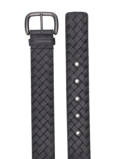 Bottega Veneta Intrecciato leather belt outlook